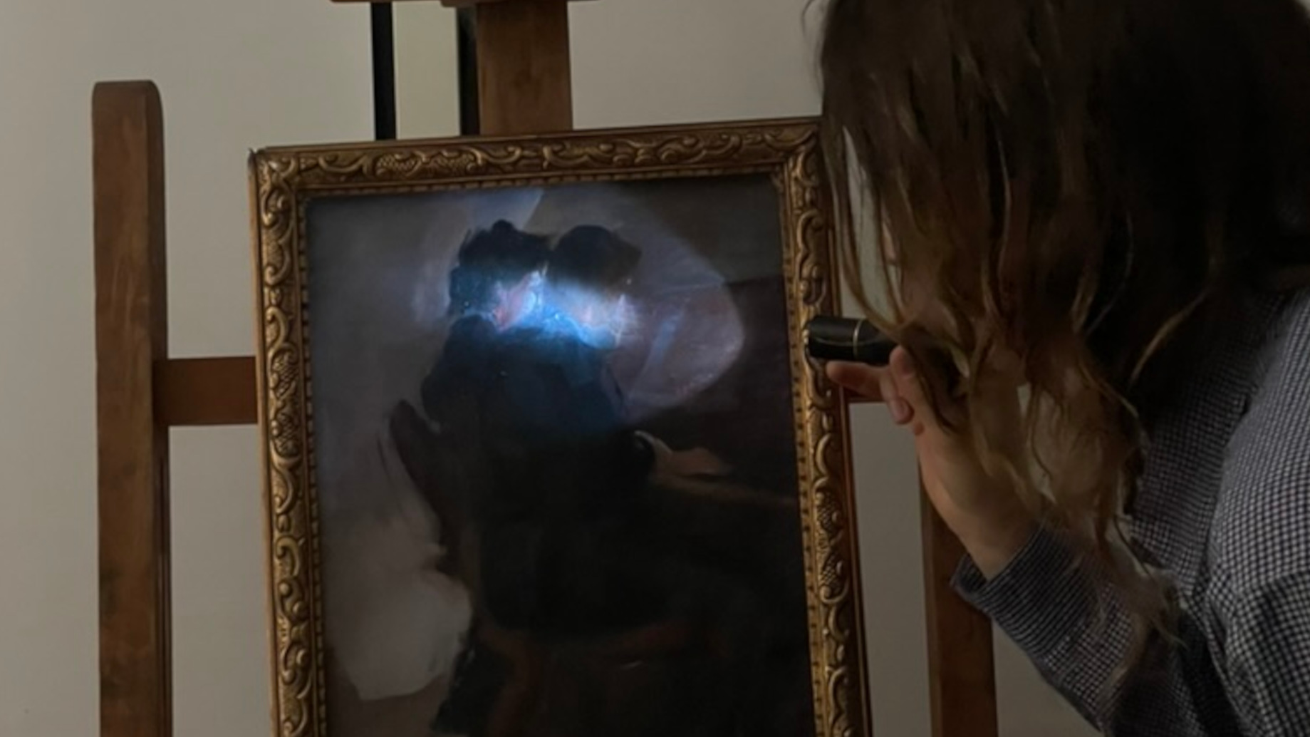 Etude de l'oeuvre afin d'élaborer le constat d'état. suite a ce document l'atelier CROMA réalisera un rapport de traitement.