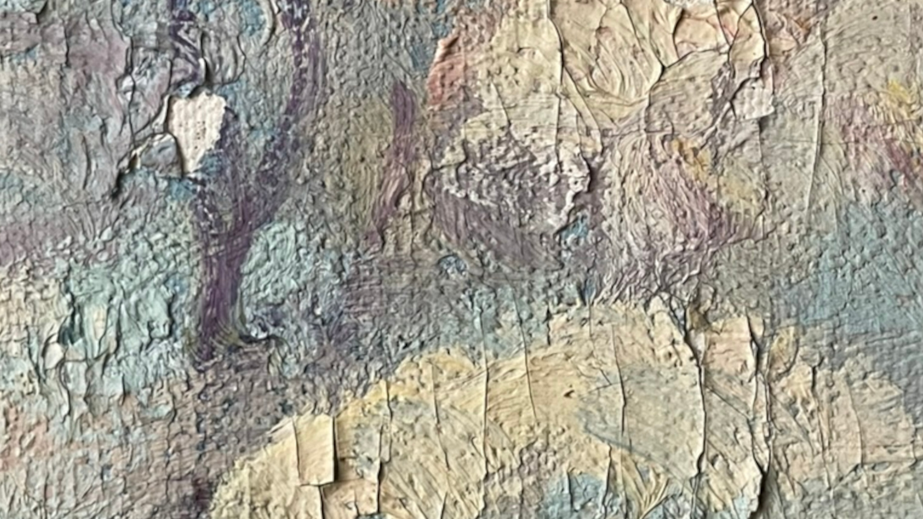 Surface fragile nécessitant un refixage Atelier CROMA Annecy et Genève 