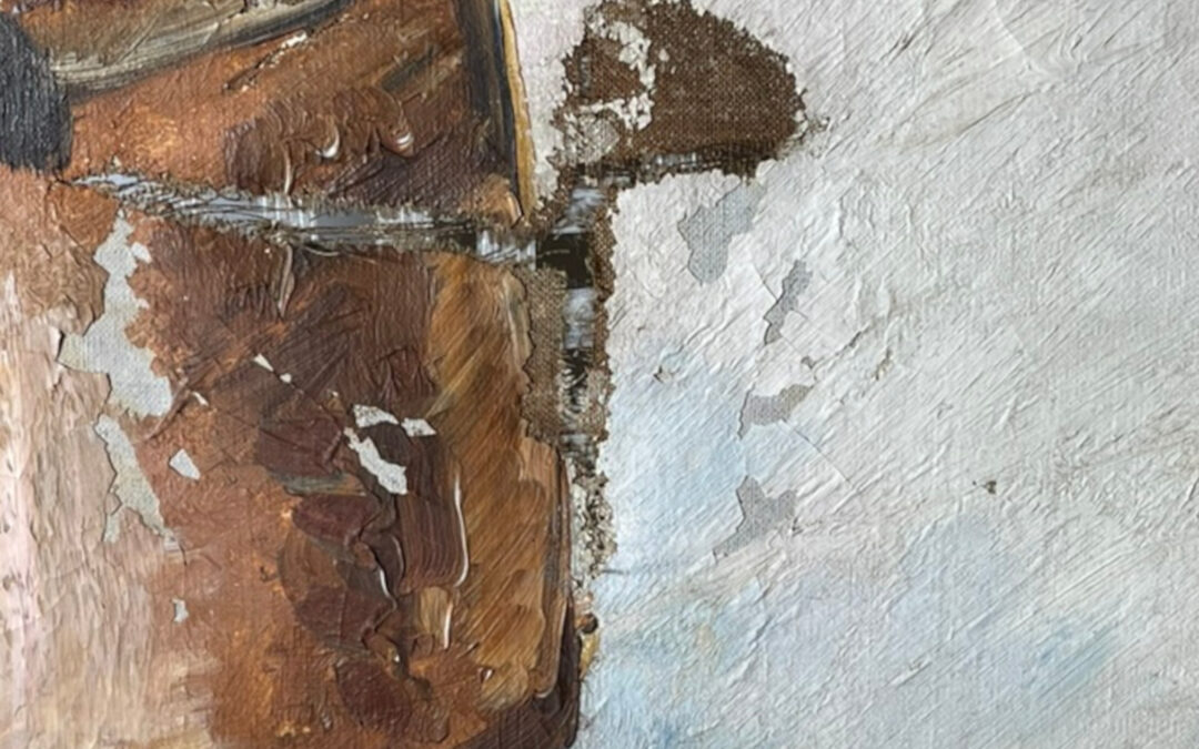 My painting is flaking: can it be fixed?