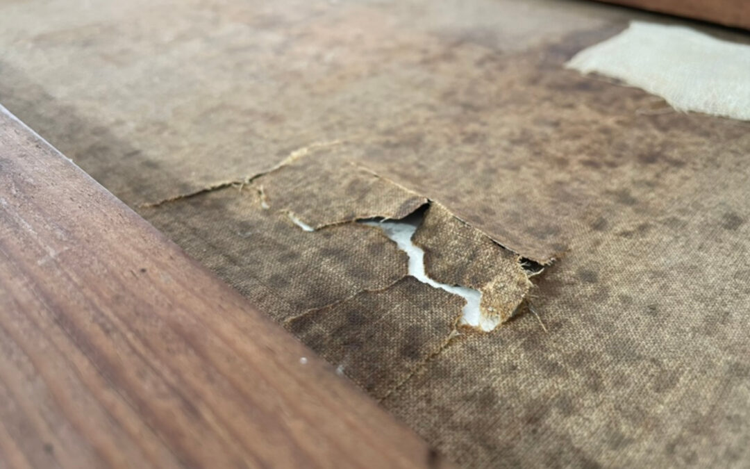 What to do when a canvas is torn?