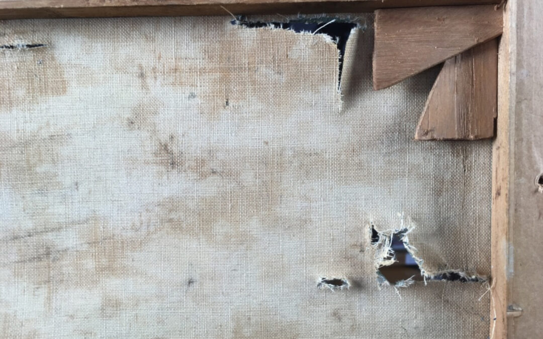 What types of damage can be restored on a work of art?